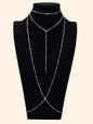 Tassel Body Chain Jewellery Harness Girl Bikini Stylish Fringe Belly Necklace-5